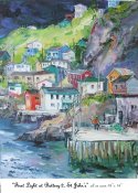 First light at Battery 2, St. John's, Newfoundland, Canada, Oil 
on Canvas